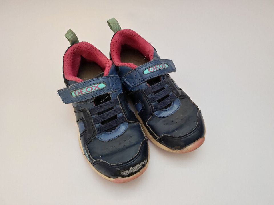 Geox Mädchen Halbschuhe Gr. 30 blau rosa violett Schuhe Kinder in Landau-Nußdorf