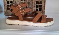 Tamaris Sandale Leder cognac camel beige 40 Saarland - Dillingen (Saar) Vorschau