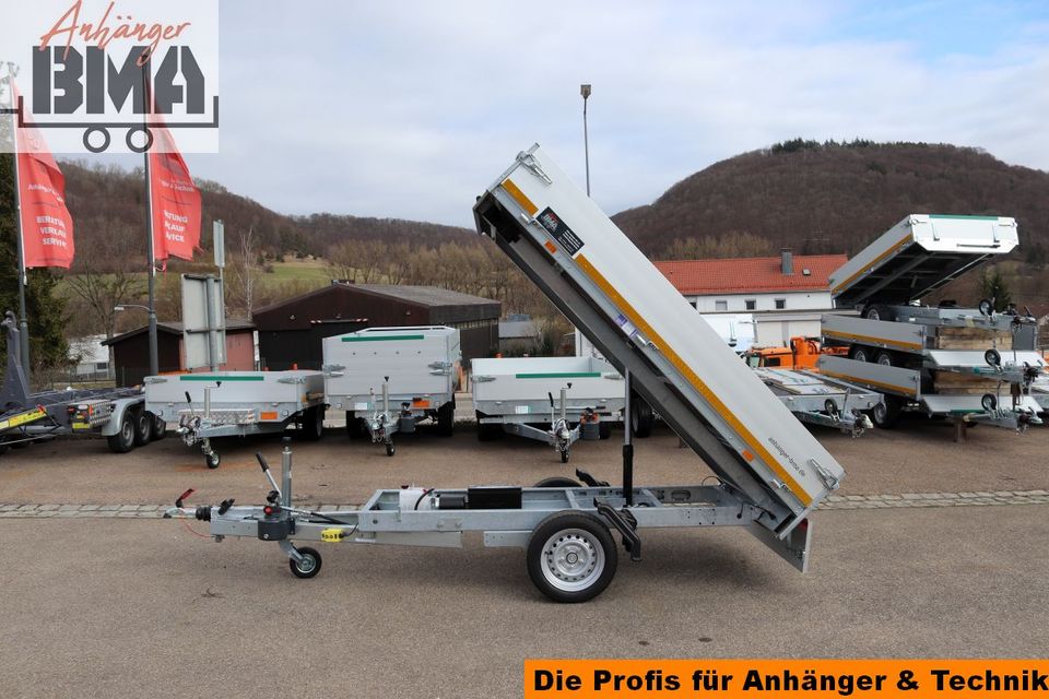 EDUARD Anhänger BASIC Rückwärtskipper 250x145x30 1500kg E&H-Pumpe in Mühlhausen im Täle