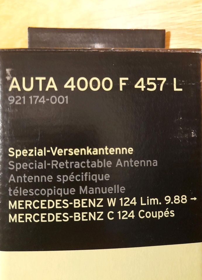 AUTA 4000 F 457 L original Hirschmann Antenne W124 Mercedes NOS in Schmidgaden