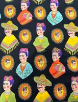 Frida Kahlo Baumwolle Stoff Alexander Henry Fabric 90 x 110 cm Frankfurt am Main - Niederursel Vorschau
