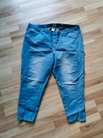 Hellblaue 7/8-Jeans mit Glitzersteinchen Größe 58 von *MiaModa* Nordrhein-Westfalen - Schloß Holte-Stukenbrock Vorschau