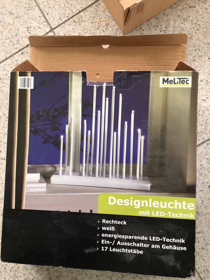 MeLiTec LED Stimmungs Licht Leuchte 17 LED, Fensterleuchte, gebra in Oldenburg