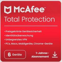 McAfee Total Protection | 6 Geräte | 12 Monate Nordrhein-Westfalen - Haltern am See Vorschau