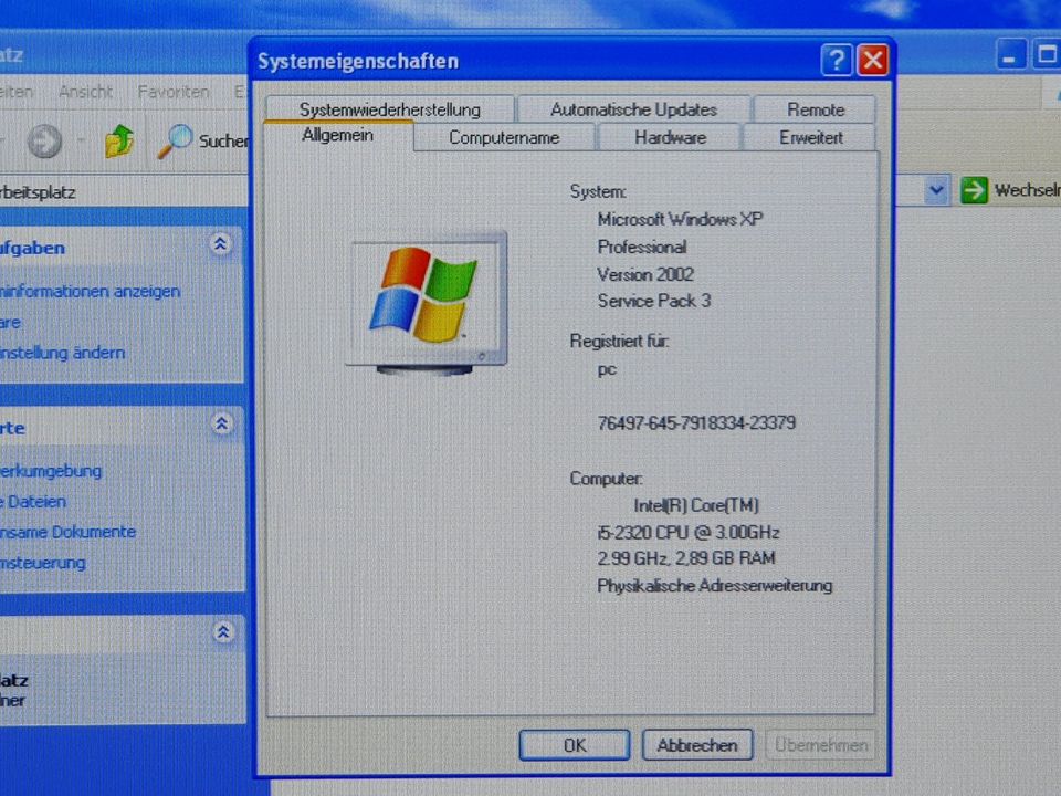 Terra Windows XP Gaming PC Computer i5 3,00GHz 500GB 4GB COM LPT in Fellbach