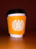 Kaffee To Go Becher Bundestag mit Filzummantelung neu unbenutzt Hessen - Bad Hersfeld Vorschau