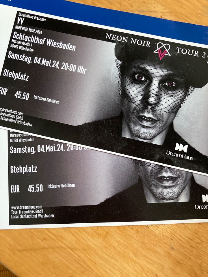 Ville Valo Tickets 2x Wiesbaden in Mainz