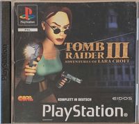 PS1 Spiel TOMB RAIDER III ADVENTURES OF LARA CROFT Rheinland-Pfalz - Eisenberg  Vorschau