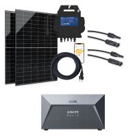 Balkonkraftwerk 600W/850Wp +Anker SOLIX Solarbank E1600 Speicher Niedersachsen - Werlte  Vorschau