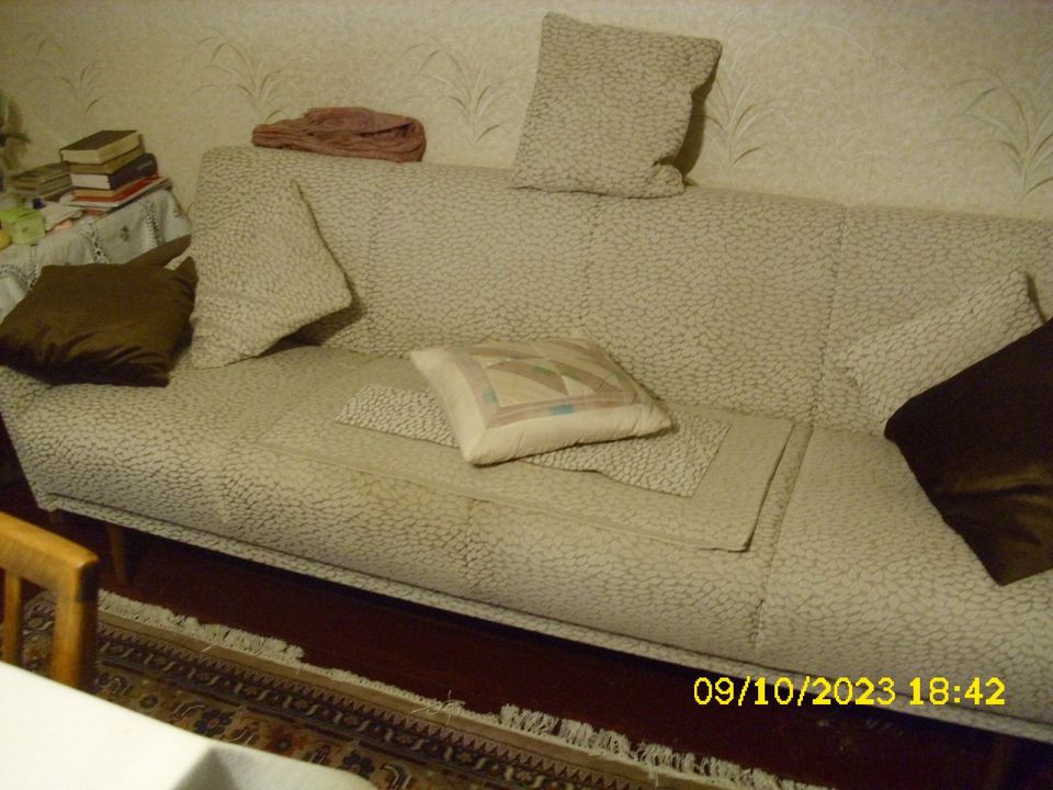 SCHLAFCOUCH - Couch Mid Century - Rockabilly Vintage 50 ern. in Kerken