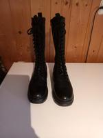 Damen Leder Stiefel mit RV und Schnürung  schwarz Gr.40 Esprit, Hessen - Angelburg Vorschau