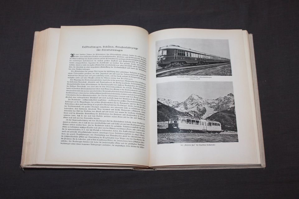 Selten – antiquarisches Buch ´100 Jahre Deutsche Eisenbahn´ 1938 in Weinstadt