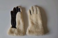 DENTS Handschuhe weiß Leder Schurwollfleece 7 Schleswig-Holstein - Kappeln Vorschau