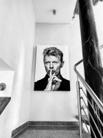 Großes David Bowie Wandbild Leinwand auf Rahmen Neuwertig Berlin - Köpenick Vorschau