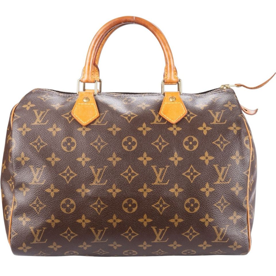 Louis Vuittion Canvas Mongram Speedy 30 Handbag in Halle