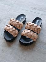 NEU Raid Slides Latschen Größe 38 braun beige schwaz Brandenburg - Potsdam Vorschau