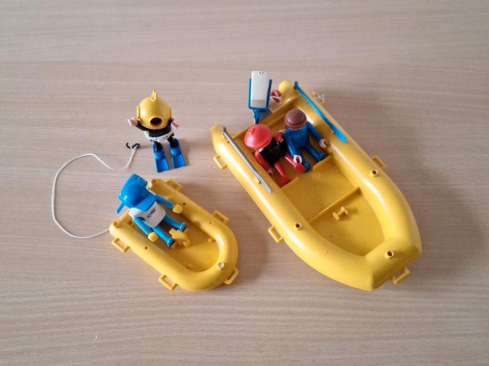 Playmobil  Schlauchboot  Set in Schlat