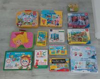 Spielesammlung, Puzzle-Koffer, Lernspiele, Angelspiel,  Frozen Thüringen - Erfurt Vorschau