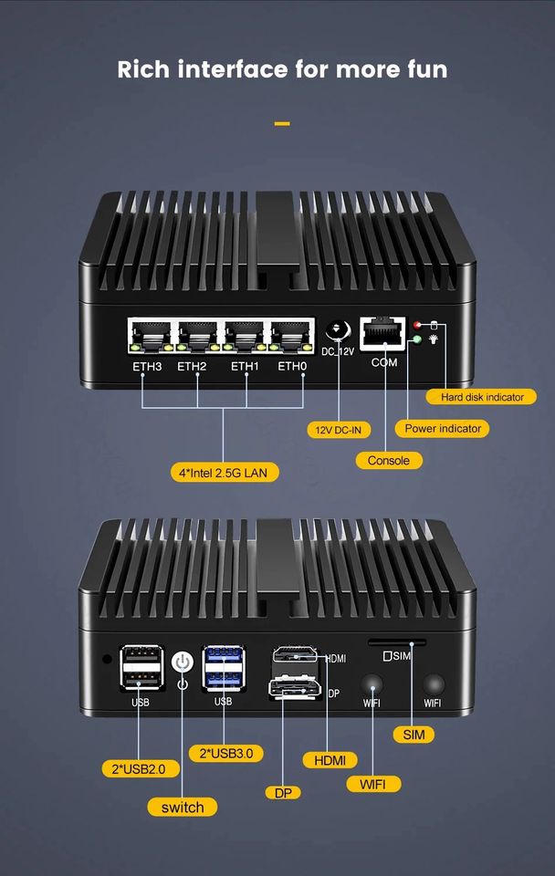 Mini Pc Router Firewall pfsense opnsense in Hamburg