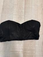 Top, Trägerloses Top, Croptop, schwarz Glitzer, 36 Dresden - Äußere Neustadt Vorschau
