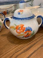 Villeroy &Boch Vintage 1930 Jahre Mohnblume Kornblumenblau Nordrhein-Westfalen - Aldenhoven Vorschau