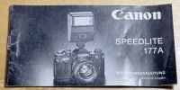 Bedienungsanleitung Canon Speedlite 177A Bayern - Landsberg (Lech) Vorschau