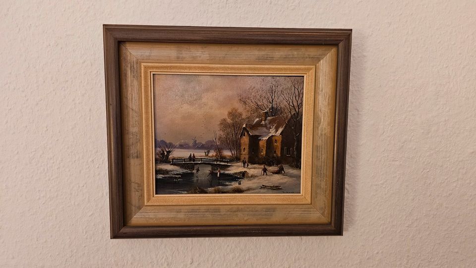 Ölgemälde; Ölbild *WINTERZAUBER*; Harri Noack in Schönefeld