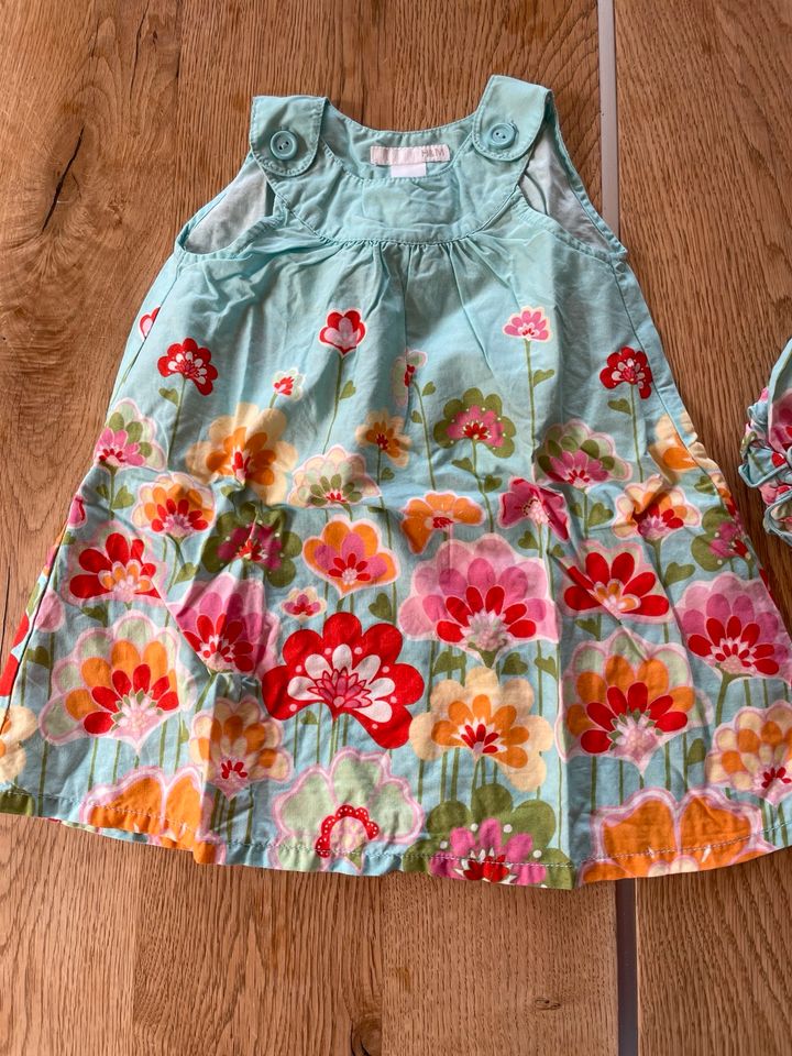 H&M Kleid 86 Sommer Blumen Hose in Radebeul