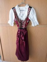 Dirndl mit Bluse Gr. 44 neuwertig rot/schwarz Bayern - Dingolfing Vorschau