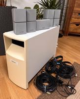 Bose Acoustimass 10 / Serie IV in Weiß/Silber Baden-Württemberg - Burladingen Vorschau