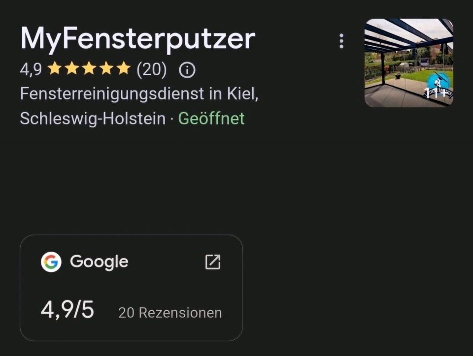 Einfach. Zuverlässig. Sauber. My-Fensterputzer aus Kiel in Kiel