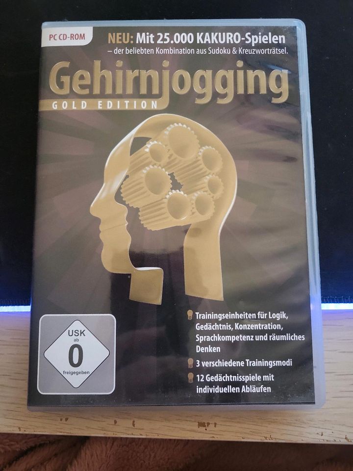 Gehirnjogging - Gold Edition (PC Spiel) in Möhnesee