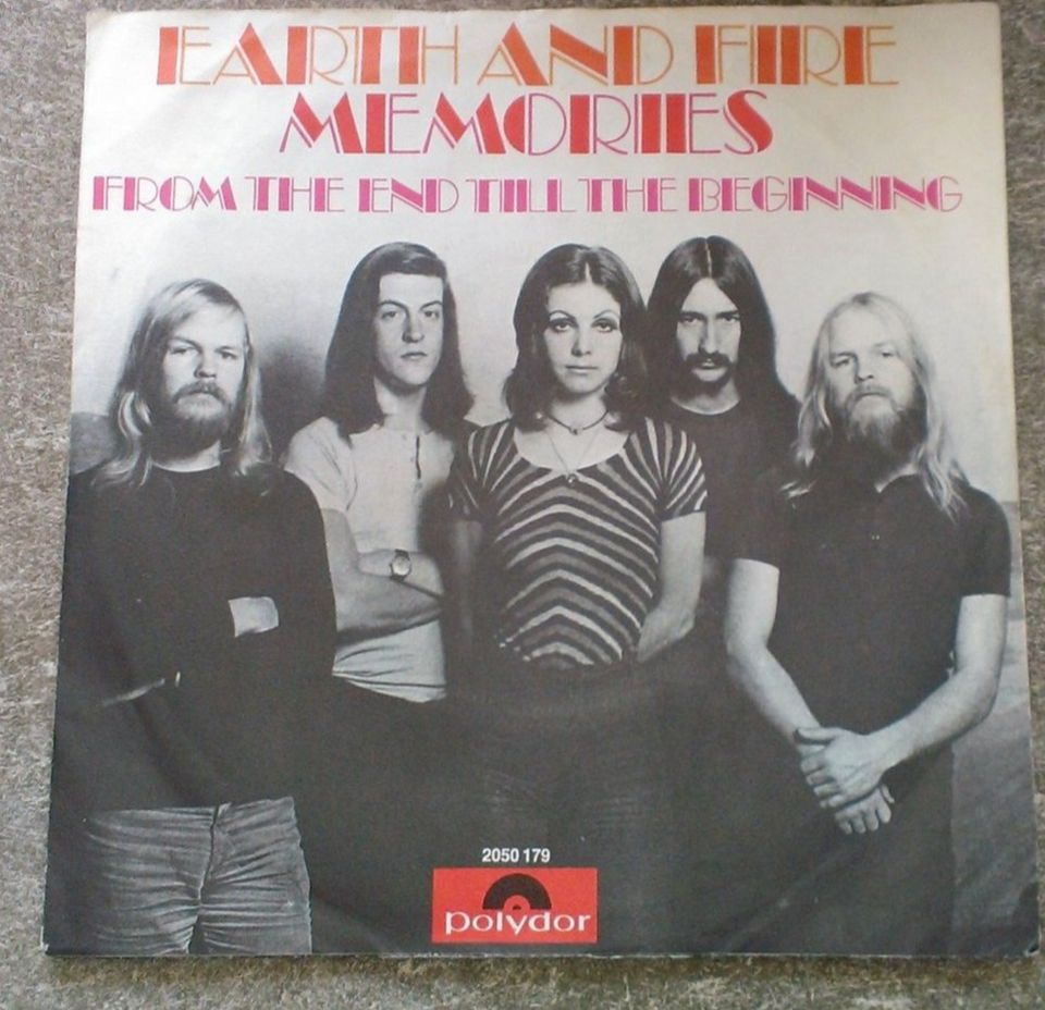 Vinyl Single 7" Earth and Fire Memories From the End till in Köln