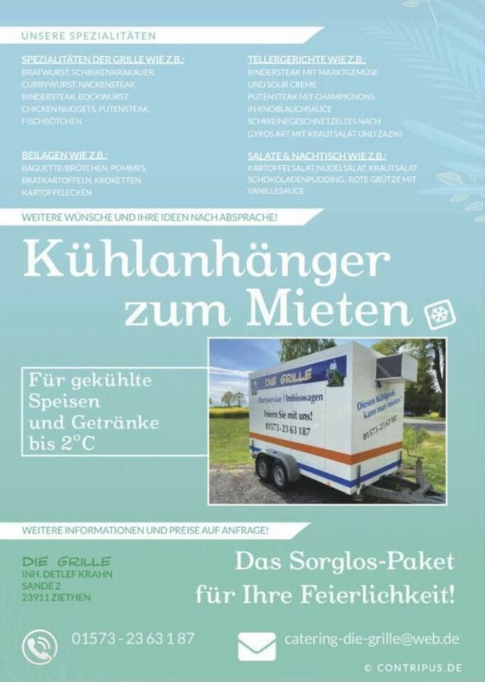 Eis Softeis Eiswagen mieten für Euer Fest   Partyservice in Ziethen b. Ratzeburg