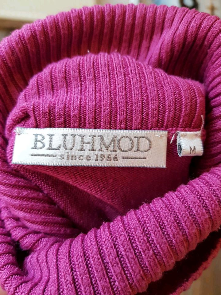 ✨️ Bluhmod Pullover Rollkragen Pulli M 38 ne Pink Beere Winter ✨️ in Schierling