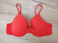 Bikini-Oberteil rot mit Schleife 95C Bayern - Feuchtwangen Vorschau