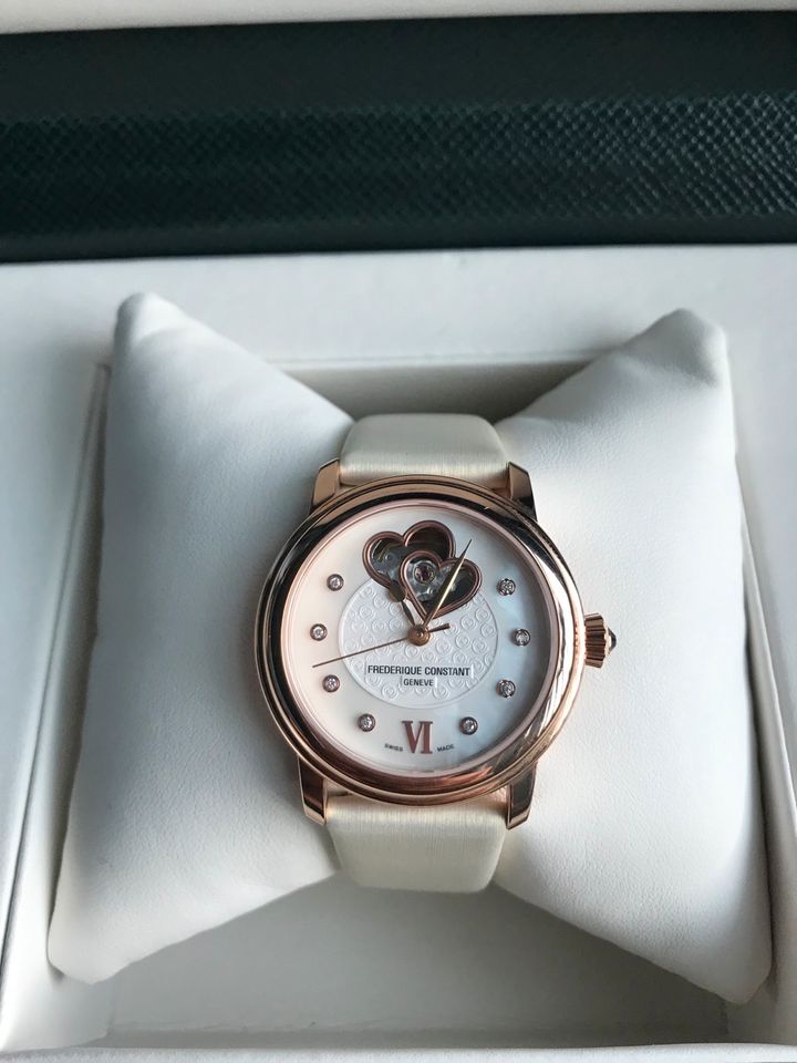 Frederique Constant Ladies Automatik Uhr Armbanduhr World Heart in Hamburg