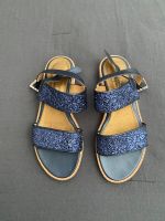 Voltan Blau-Glitz Sandalen Gr. 37,5 einmal getragen München - Au-Haidhausen Vorschau