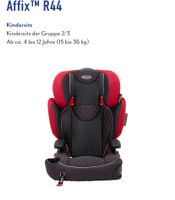 Kindersitz Graco Affix neuwertig Baden-Württemberg - Oftersheim Vorschau