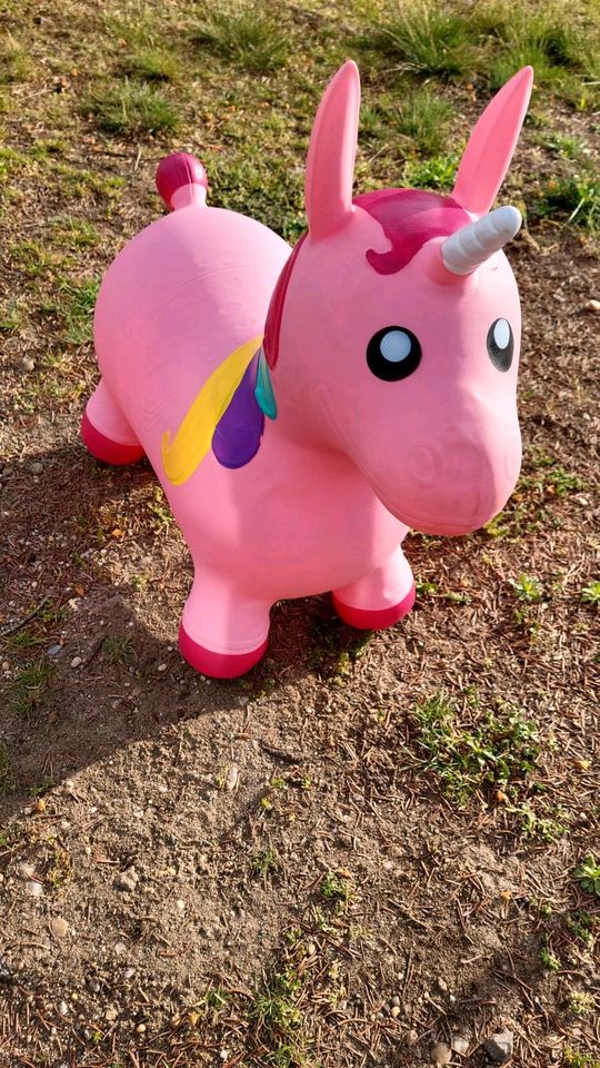 Hüpftier kinderspiel Springtier Einhorn Spielzeug in Mockrehna