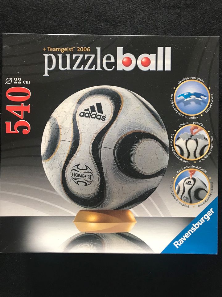 Ravensburger  Puzzleball 540 Teile  Adidas Match Ball Mehrdimensi in Hamburg