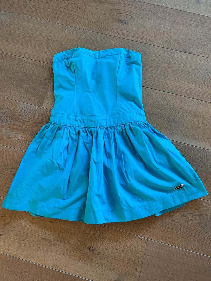 HOLLISTER Kleid Sommerkleid türkis Gr M S  36 38 in Wöllstein