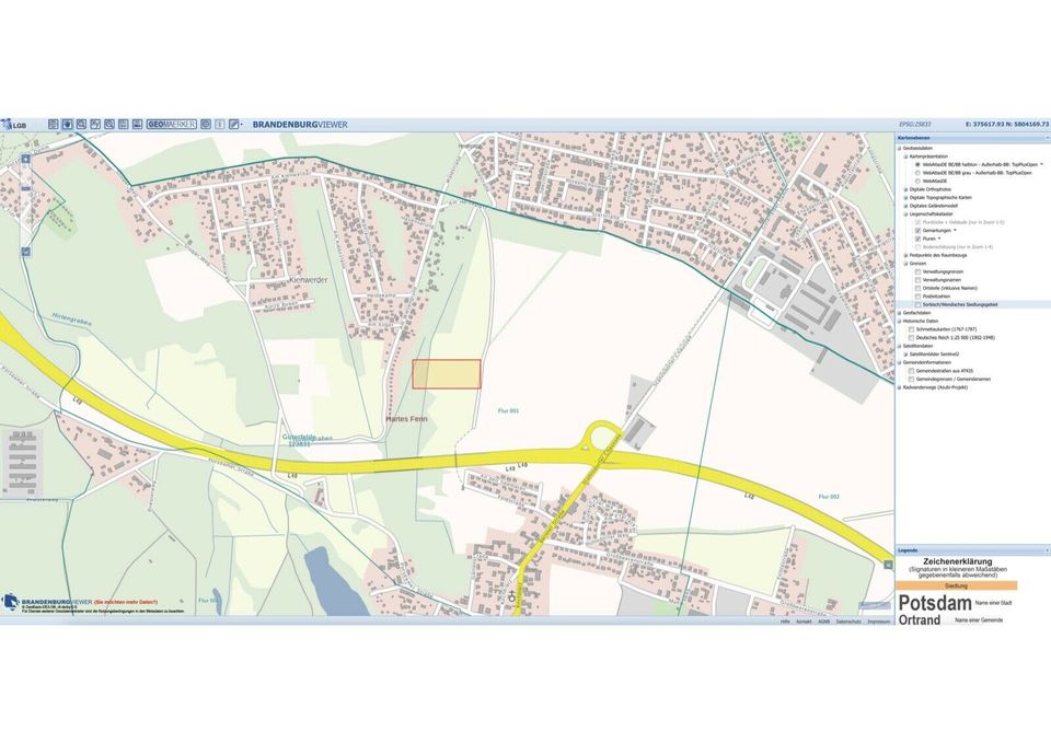 Zeit für Ruhe - 1h Wald.- Wiesengrundstück Stahnsdorf/Güterfelde in Stahnsdorf