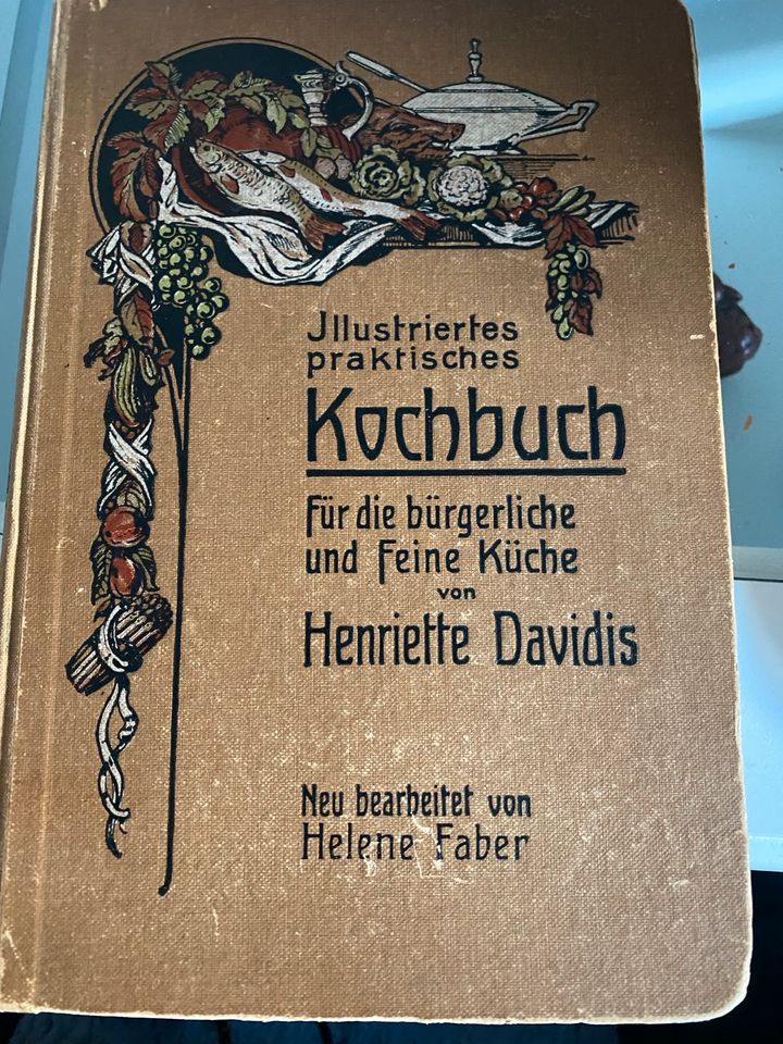 Kochbuch Henriette Davidis 1905 in Aspach