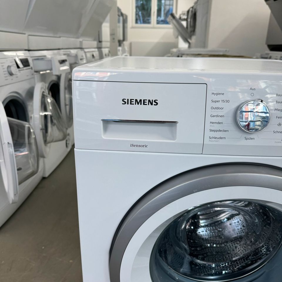 WASCHMASCHINE SIEMENS 8kg A+++ 12 MONATE GAR. LIEFERUNG ANSCHLUSS in Hamburg