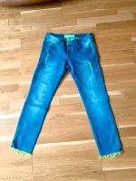 Super schöne Sublevel Jeans Hose cropped Sommer neon Gr. S Baden-Württemberg - Herbolzheim Vorschau