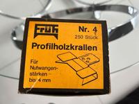 Früh Profil Holzkrallen, 4 mm, 4 Pck. a 250 Stück Bayern - Geiselbach Vorschau