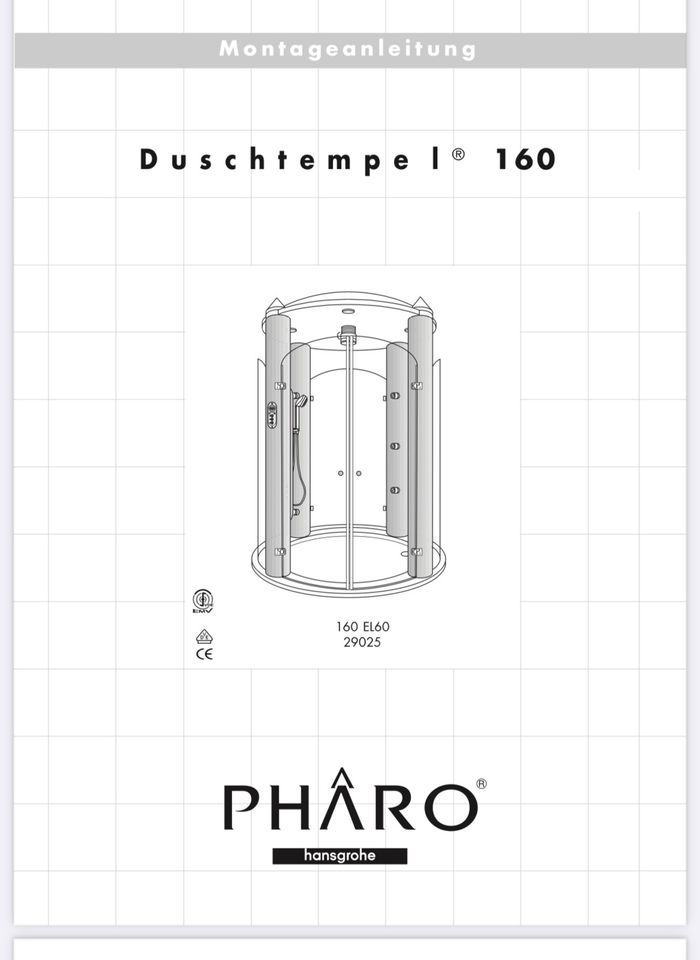 Hans Grohe Duschtempel 160 EL60 in Berlin