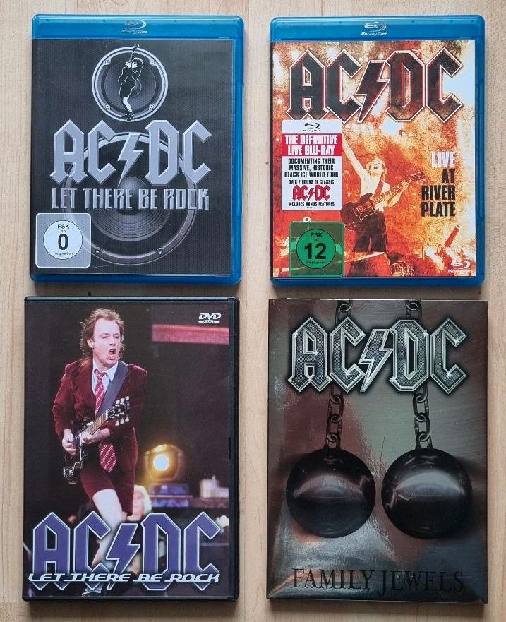 AC DC Blu-ray Disc DVD Set in Stuttgart