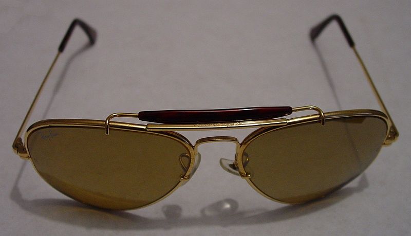 Ray Ban Bravura II polarized Sonnenbrille RB50 Pilotenbrille Gold in Landsberg (Lech)